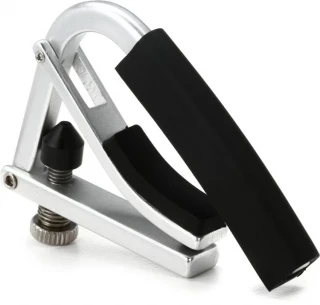 L4 Lite Capo for 7.25 inch Radius Fretboard - Silver