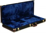 Multi-Fit Guitar Case - Black Paisley with Blue Interior