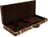 Multi-Fit Guitar Case - Brown Paisley with Brown Interior
