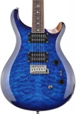 SE Custom 24-08 Electric Guitar - Faded Blue Burst, Sweetwater Exclusive vs Les Paul Standard '50s P90 Electric Guitar - Gold Top