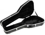 Deluxe ABS Molded Acoustic Guitar Case - Black