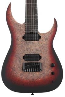 Schecter USA Keith Merrow KM-7 MK-III Pro - Bloodlust Crystal Burl