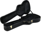 Classical/Folk Guitar Multi-Fit Hardshell Case - Black with Black Plush Interior