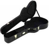 Deluxe Concertina Acoustic Guitar Case - Black