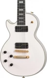 7-string Matt Heafy Les Paul Custom Origins Left-handed Electric Guitar - Bone White