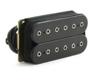 DP100 Super Distortion Bridge/Neck Humbucker Pickup - F-Spaced - Black