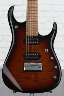 Ernie Ball Music Man JP15 7 7-string - Tiger Eye Flame