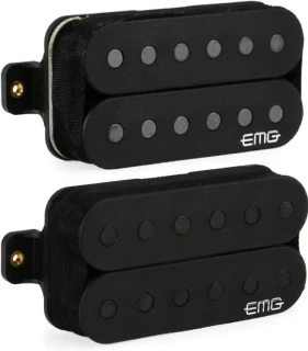 Jim Root Daemonum Set Humbucker Guitar 2-piece Pickup Set - F-Spaced - Black