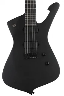 Ibanez Iron Label Iceman 7-string - Black Flat