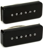 Antiquity P-90 Soapbar Single Coil 2-piece Pickup Set - Black