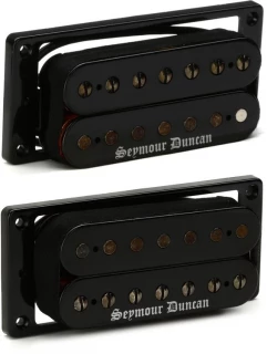 Black Winter Humbucker 2-piece Pickup Set - 7-string