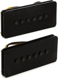 Antiquity Jazzmaster Single Coil 2-piece Pickup Set - Black