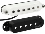 Fluence Single Width Single Coil Sized Multivoice Pickup - Black and White Cap