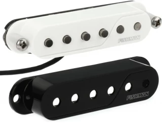 Fluence Single Width Single Coil Sized Multivoice Pickup - Black and White Cap