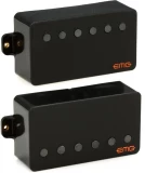 Dual Mode 57/66 Humbucker 2-piece Pickup Set - F-spaced - Black