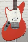 Kurt Cobain Jag-Stang Left-handed Electric Guitar - Fiesta Red with Rosewood Fingerboard