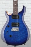 SE Custom 24 Left-handed Electric Guitar - Faded Blue Burst