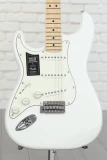 Player Stratocaster Left-handed - Polar White with Maple Fingerboard