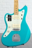 American Professional II Jazzmaster Left-handed - Miami Blue with Maple Fingerboard