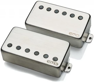 Dual Mode 57/66 Humbucker 2-piece Pickup Set - Brushed Chrome