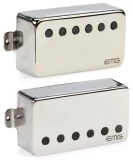 Dual Mode 57/66 Humbucker 2-piece Pickup Set - F-spaced - Chrome