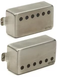 Dual Mode 57/66 Humbucker 2-piece Pickup Set - F-spaced - Brushed Chrome