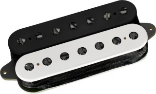 Dreamcatcher 7 Humbucker Pickup - Black/White with Black Poles