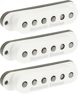 Psychedelic Strat Single-Coil 3-piece Pickup Set - White