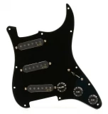 RA-2 Pro Retro Active Strat Style Pre-wired Pickguard S/S/S - Black