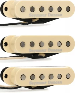 Scooped Strat Single-Coil 3-piece Pickup Set - Cream