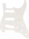 11-hole Modern-style Stratocaster S/S/S Pickguard - White Pearl