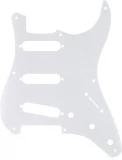 8-hole '50s Vintage Style Stratocaster S/S/S Pickguard - White