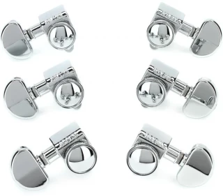 502C Roto-Grip Locking Rotomatic Tuners - 3+3 Chrome