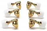 103G Original "Milk Bottle" Style Rotomatics Tuning Machines Set - Gold with Pearloid Buttons
