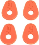 Rubber Guitar Strap Blocks (Set of 4) - Orange