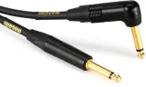 Gold Instrument 10R Straight to Right Angle Instrument Cable - 10 foot
