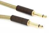 0990820089 Deluxe Series Straight to Straight Instrument Cable - 10 foot Tweed