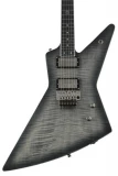 Hellraiser C-1 FR-S - Black Cherry vs Brendon Small GhostHorse Explorer Outfit Electric Guitar - Galaktikon Burst