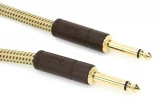 0990820084 Deluxe Series Straight to Straight Instrument Cable - 15 foot Tweed
