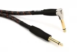 RIC-G20A Gold Series Straight to Right Angle Instrument Cable - 20 foot