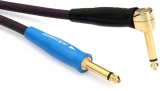 AST-P20-RSG Pro Studio Series Straight to Right Angle Instrument Cable - 20 foot Purple/Gold