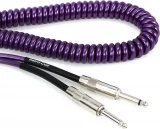 LCRCMPS Retro Coil Straight to Straight Silent Instrument Cable - 20 foot Metallic Purple