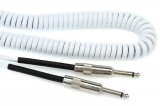 LCRCW Retro Coil Straight to Straight Instrument Cable - 20 foot White