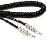 LCRCBS Retro Coil Straight to Straight Silent Instrument Cable - 20 foot Black