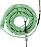 LCRCSG Retro Coil Straight to Straight Instrument Cable - 20 foot Surf Green