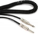 LCSCBS Super Coil Straight to Straight Silent Instrument Cable - 35 foot Black