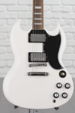 1961 Les Paul SG Standard - Aged Classic White vs Les Paul Standard '60s Electric Guitar - Smokehouse Burst Sweetwater Exclusive