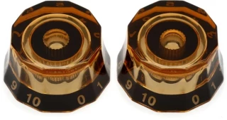 Replacement Lampshade Knobs - Amber