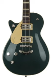 G6228 Player's Edition Duo Jet Left-Handed Electric Guitar - Cadillac Green Metallic