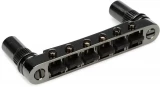 PS-8863-BN ResoMax NV2 6mm Tune-o-matic Bridge with String Saver Saddles - Black Nickel